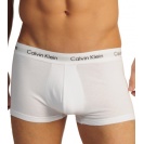 3 PACK Pánske Boxerky Calvin Klein Cotton Stretch - biele